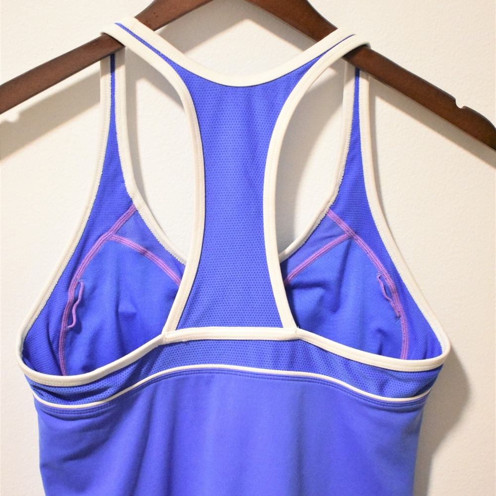 Nike Workout Built In Bra Support Dri Fit Tank - Picture 6 of 7